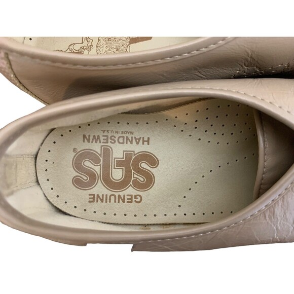 SAS Siesta Lace Up Loafer Comfort Shoes Women's Size 8 N Handsewn Mocha USA - Picture 4 of 15